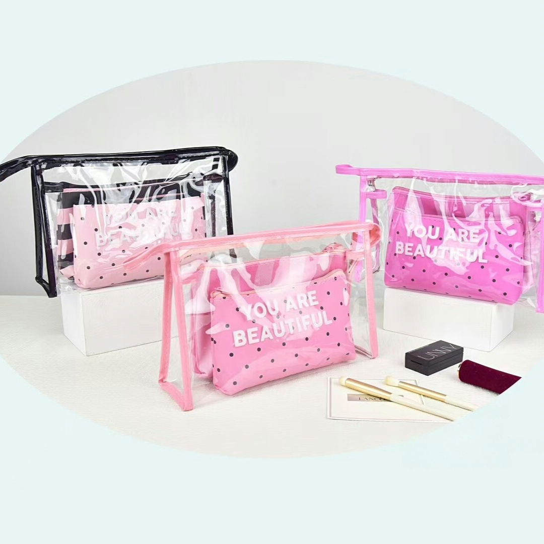 3 in 1 makeup & skincare pouch