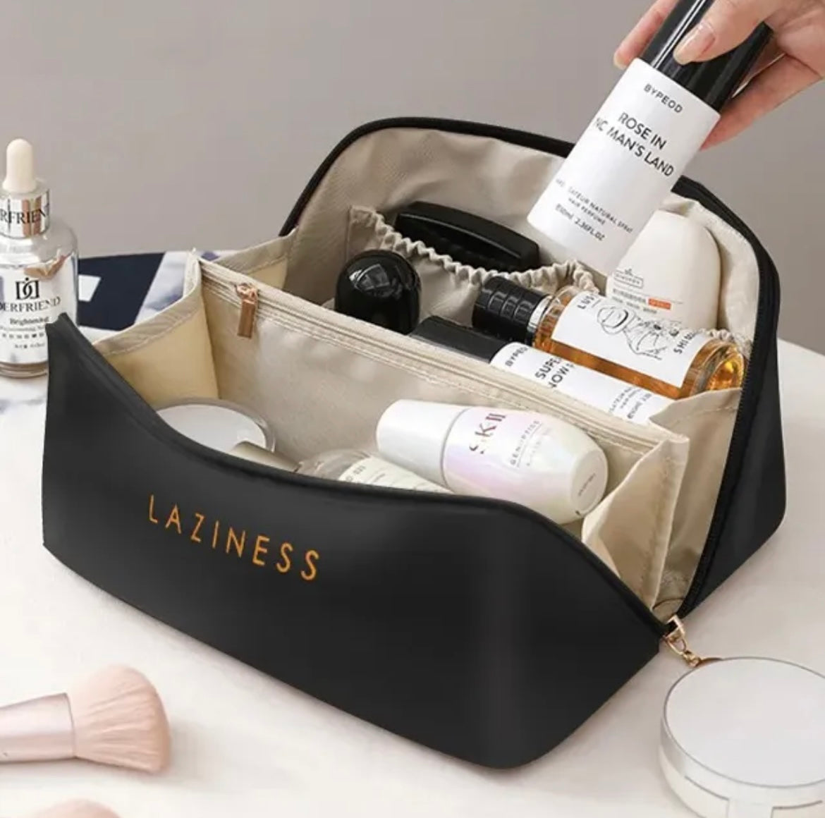 All in one makeup pouch