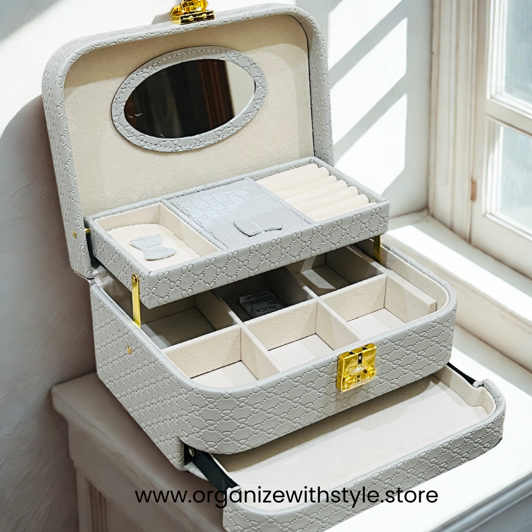 3 layers spacious jewellery organiser | jewellery box