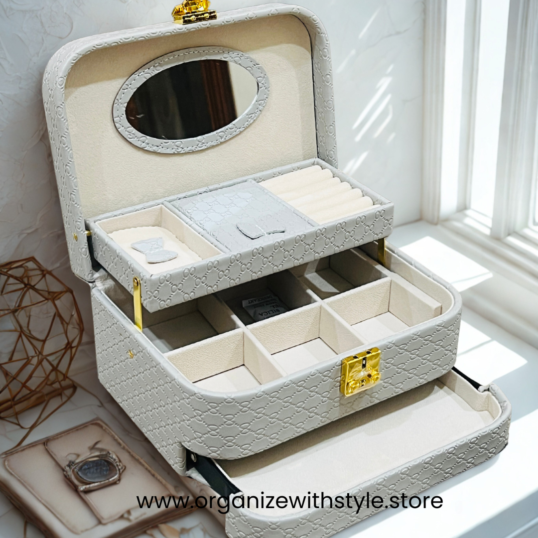 3 layers spacious jewellery organiser | jewellery box