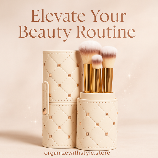 Makeup brushes organiser/holder | makeup brushes holder for vanity/travel