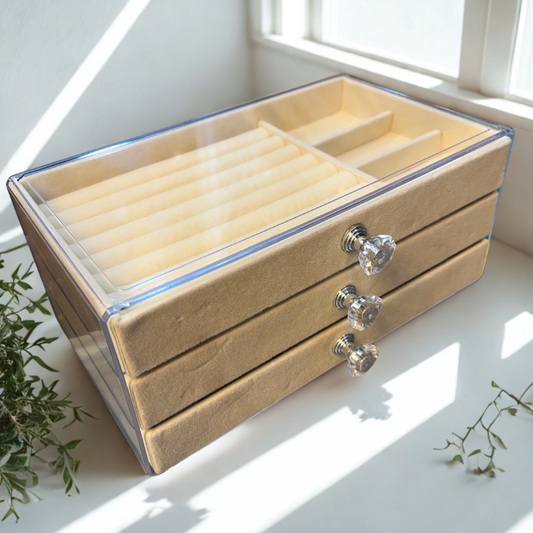 3 layers Acrylic Jewellery Organiser