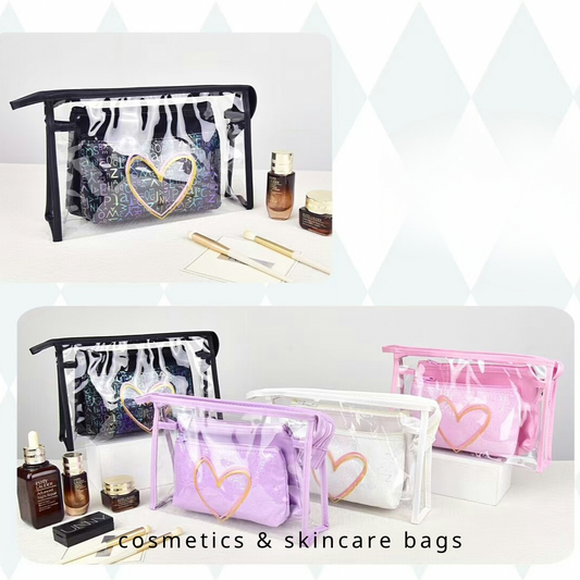 3 in 1 makeup and skincare pouch
